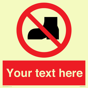 Custom No outdoor footwear